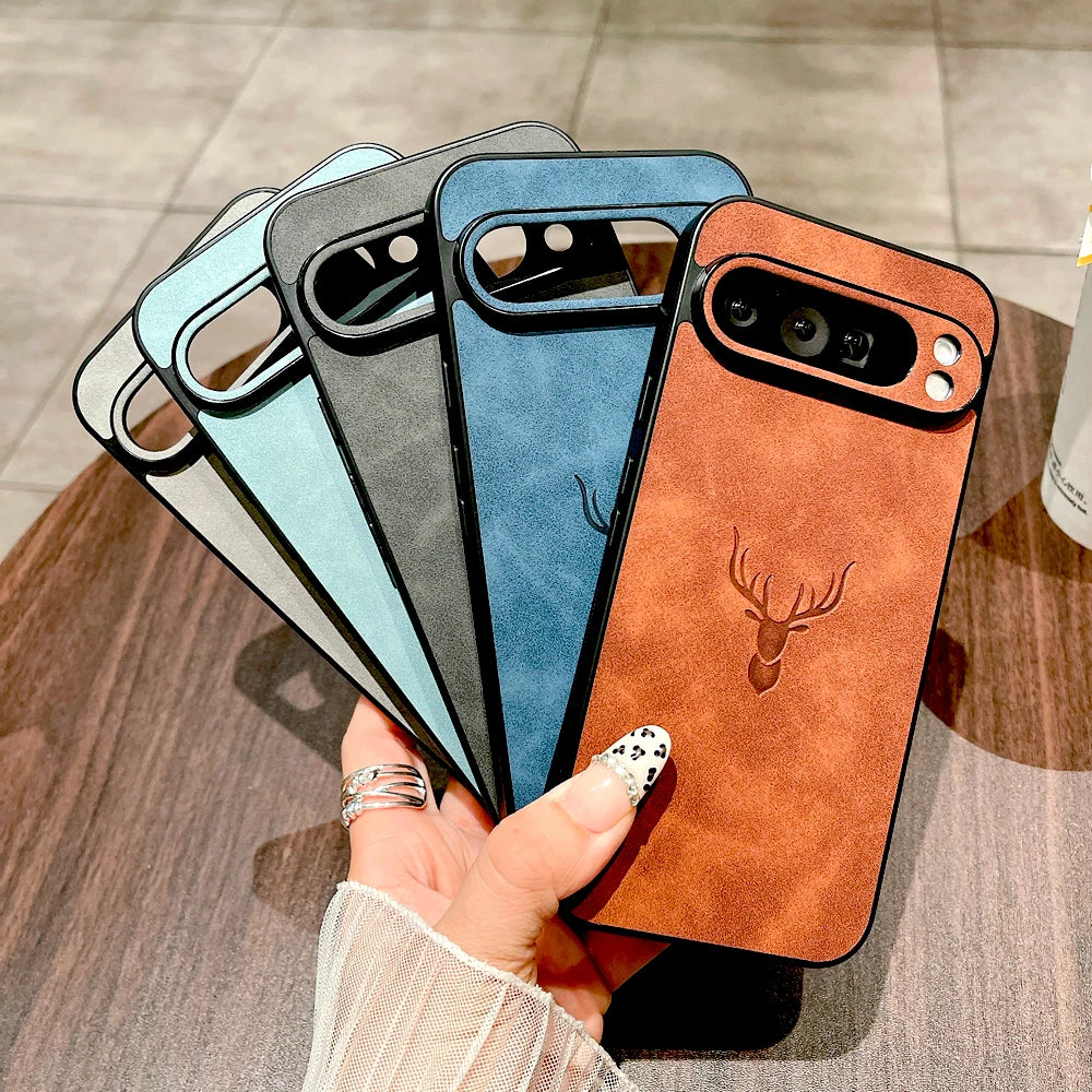Retro Leather Case For Google Pixel 9 8 7 Pro XL A 9A 8A 7A 9Pro 8Pro 7Pro For Pixel 9 8 7 Pro XL A 9A 8A 7A Phone Retra Cover