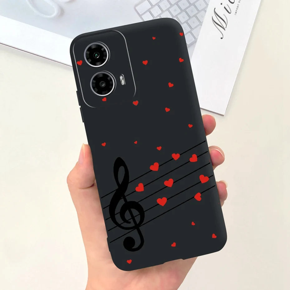 Cute Pattern Phone Case For Motorola Moto G24 G34 4G 5G Soft Silicon Protective Cover For MOTO G24 G34 Bumper