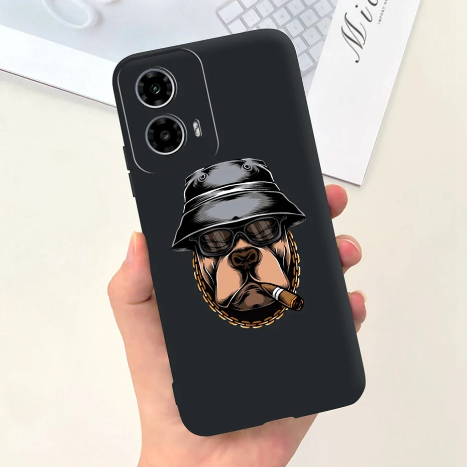 Cute Pattern Phone Case For Motorola Moto G24 G34 4G 5G Soft Silicon Protective Cover For MOTO G24 G34 Bumper