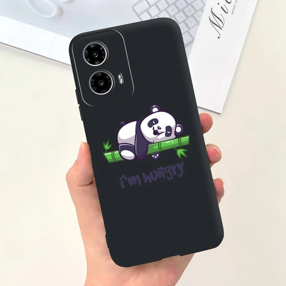 Cute Pattern Phone Case For Motorola Moto G24 G34 4G 5G Soft Silicon Protective Cover For MOTO G24 G34 Bumper