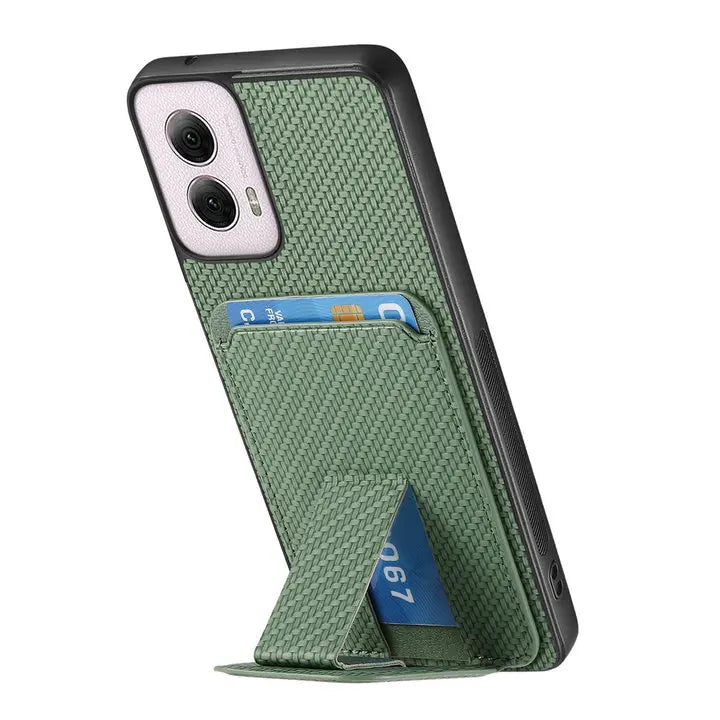 Luxury Case For Motorola G96 5G Leather Card Stand Back Funda Moto G15 Power G05 G35 G45 G55 G75 G85 G34 G96 E15 Magnet Cover