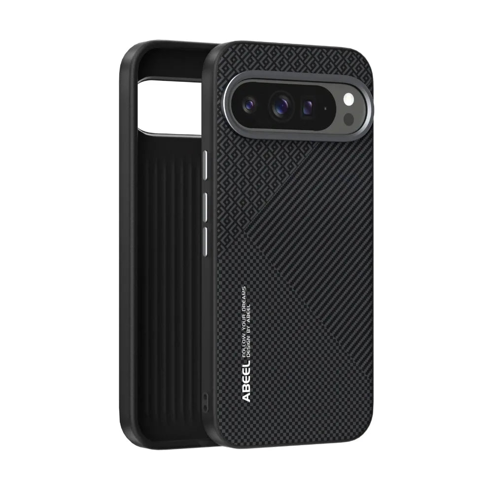 High Texture Slim Smooth-Touch Carbon Fiber Case For Google Pixel 10 9 A Pro XL Wireless Charge Full-pack Anti-Drop Buffer Cover