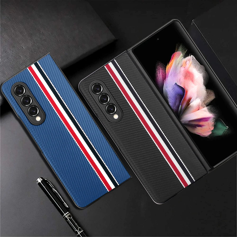 Non-Slip Shock Resistant Folding Fashion Case for Samsung Galaxy Z Fold 7 6 5 5G Fold7 Fold6 Fold4 Fold3 Fold5 Fold 3 4 Covers