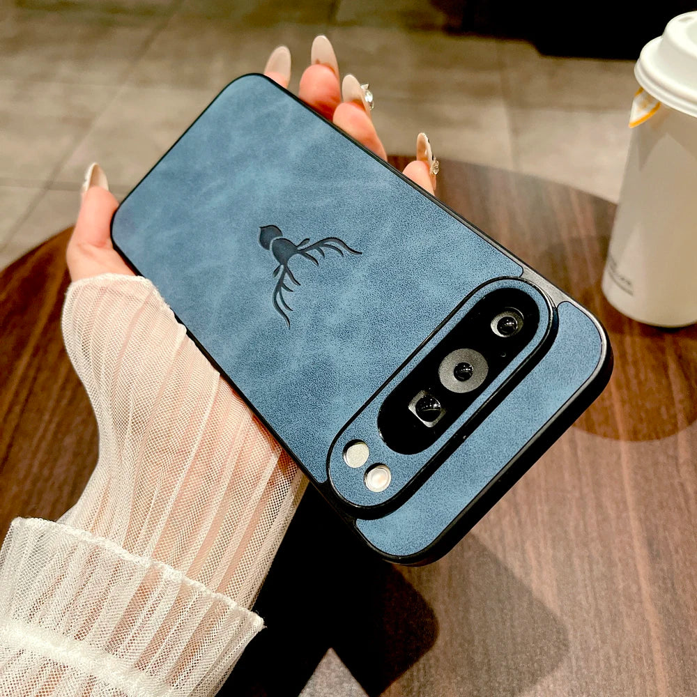 Retro Leather Case For Google Pixel 9 8 7 Pro XL A 9A 8A 7A 9Pro 8Pro 7Pro For Pixel 9 8 7 Pro XL A 9A 8A 7A Phone Retra Cover