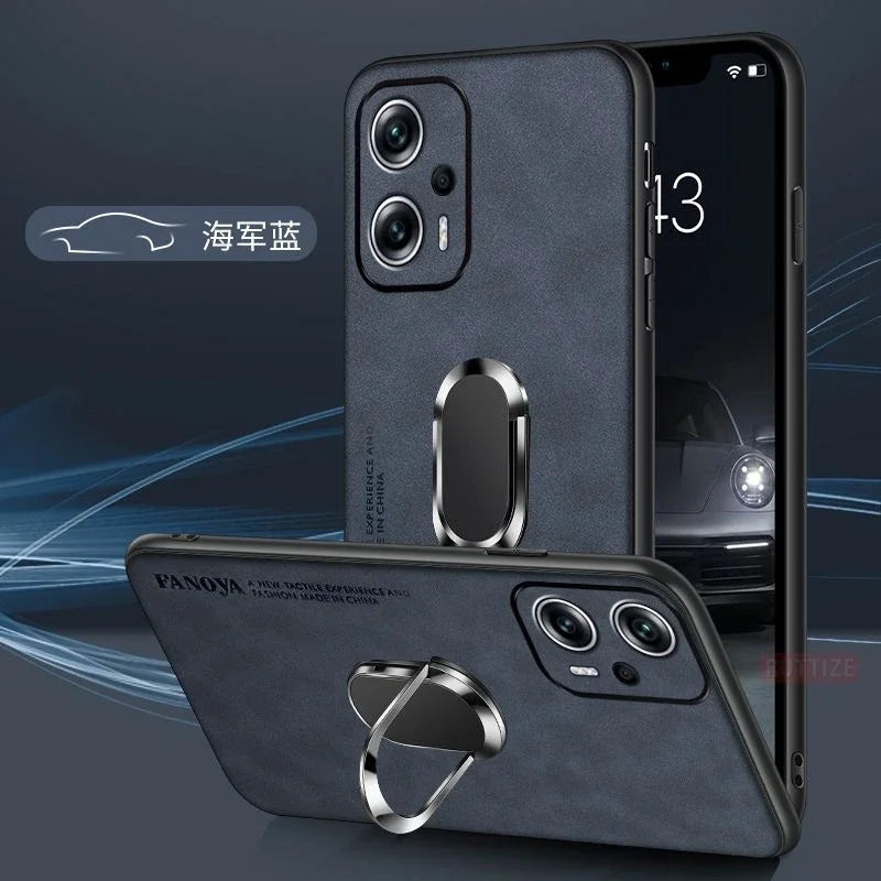 Magnetic Case For Motorola Edge 50 Fusion Edge 40 30 Moto Edge50 Ultra G84 G54 G34 G24 Power G14 Holder Ring Leather Back Cover