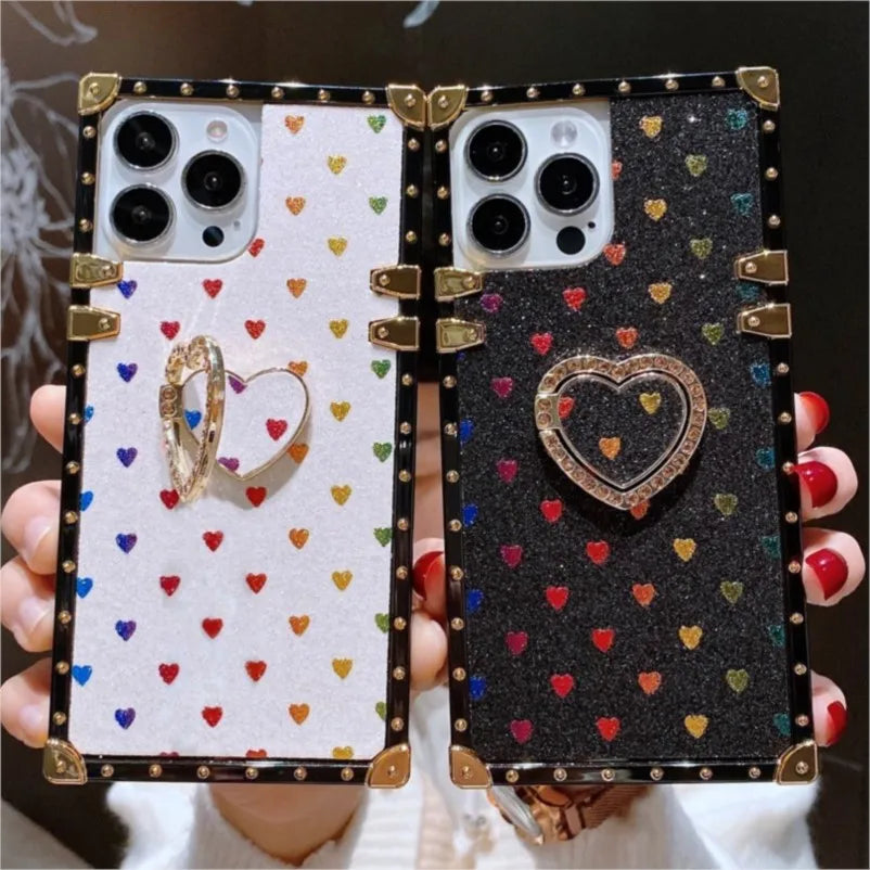 Luxury Love Ring Phone Case for Moto G Stylus 5g 2024 Motorola G Power 2023 One 5G Ace G Play 2022 Pure Gstylus Women Girl Cover