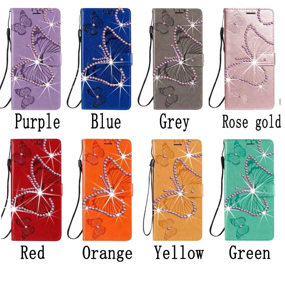 Case for Google Pixel 9A 9 8 7 6 Pro XL 8A 7A 6A 5A 4A 3A 5 XL2 for Google Pixel 9 Card Wallet Butterfly Phone Case Cover coque