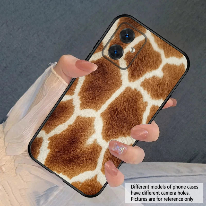 Tiger Skin Pattern For Motorola Moto G 04 05 14 15 24 34 35 54 55 75 84 85 Edge 40 50 Fusion 60 Fusion silicone soft phone case