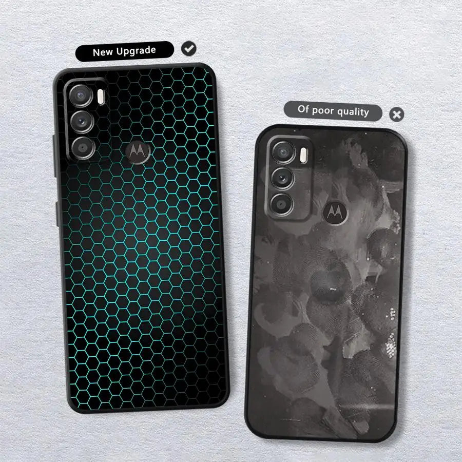Carbon Fiber Phone Case for Motorola Moto G30 G50 G51 G60S G22 G32 G52 G53 G73 20 30 40 Pro 20 Lite 30 Fusion Edge 40 Cover