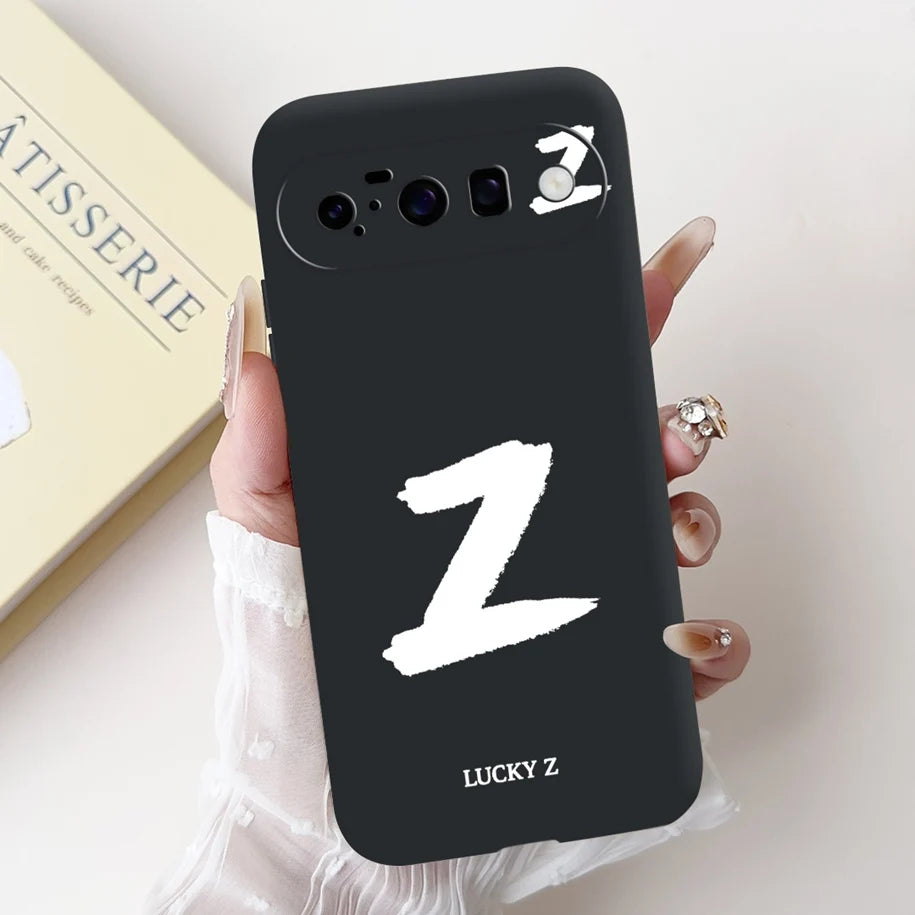 For Google Pixel 10 Pro XL 5G Case Lucky Crown Flower Letters Silicone Soft Cover For Pixel10 10Pro Pixel10 pro XL Protect Cover