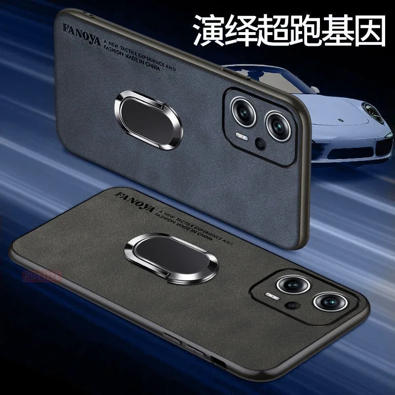 Magnetic Case For Motorola Edge 50 Fusion Edge 40 30 Moto Edge50 Ultra G84 G54 G34 G24 Power G14 Holder Ring Leather Back Cover