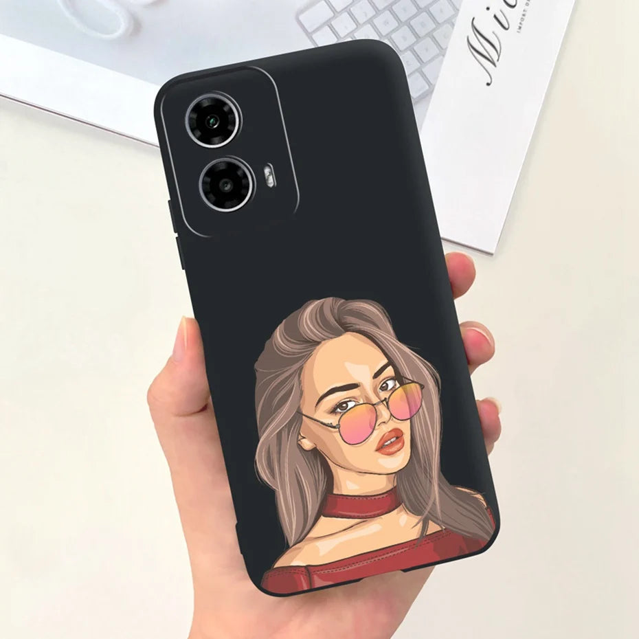 Cute Pattern Phone Case For Motorola Moto G24 G34 4G 5G Soft Silicon Protective Cover For MOTO G24 G34 Bumper