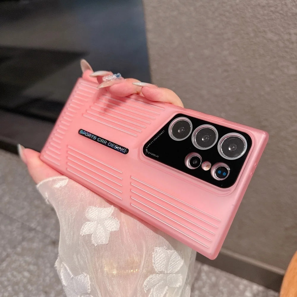 Ultra Thin Summer Heat Dissipation Case For Samsung Galaxy S25 Plus S23 S24 S22 Ultra Breathable Cooling Slim Cover