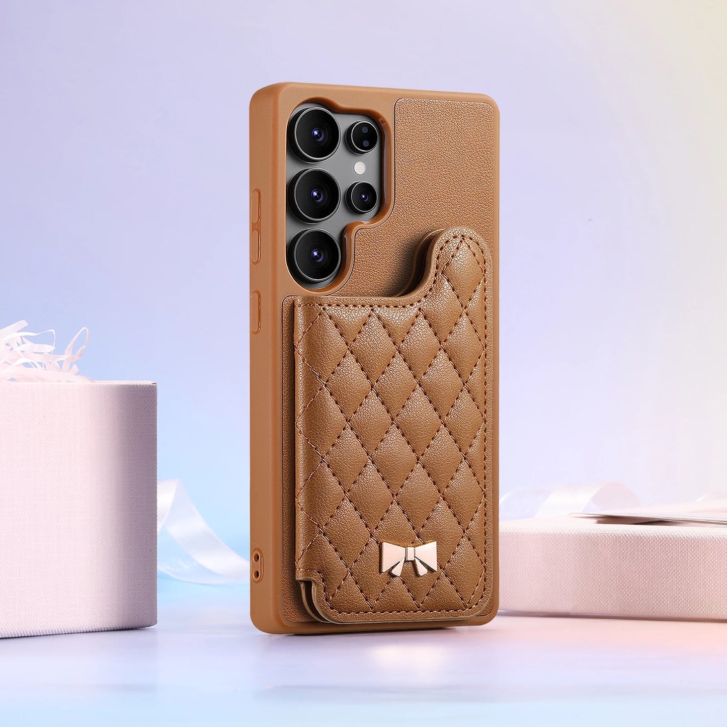 Wallet Card Slot Flip Leather Phone Case for Samsung Galaxy S25 Edge Ultra S24 Plus Cover A56 A55 A54 A36 A35 A06 A15 A16 A25 5G
