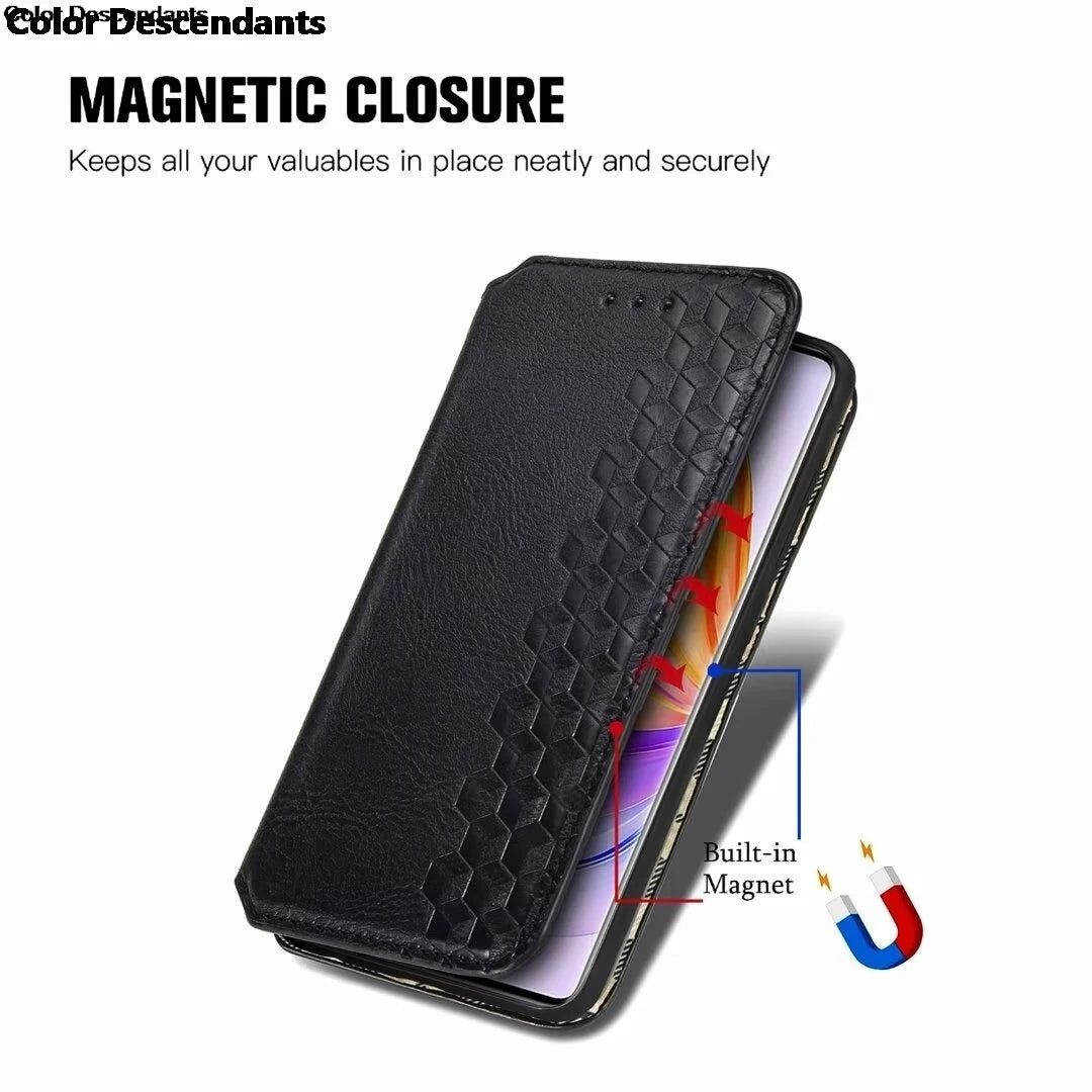 For Motorola Moto G14 G52 G53 E 13 G 15 Flip Case Leather Magnet Book Capa E32 G13 G60 G9 Play 10 Power G54 G23 22 31 42 G73 G84