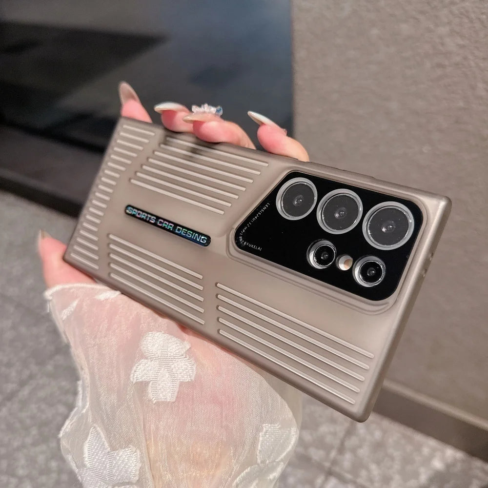 Ultra Thin Summer Heat Dissipation Case For Samsung Galaxy S25 Plus S23 S24 S22 Ultra Breathable Cooling Slim Cover