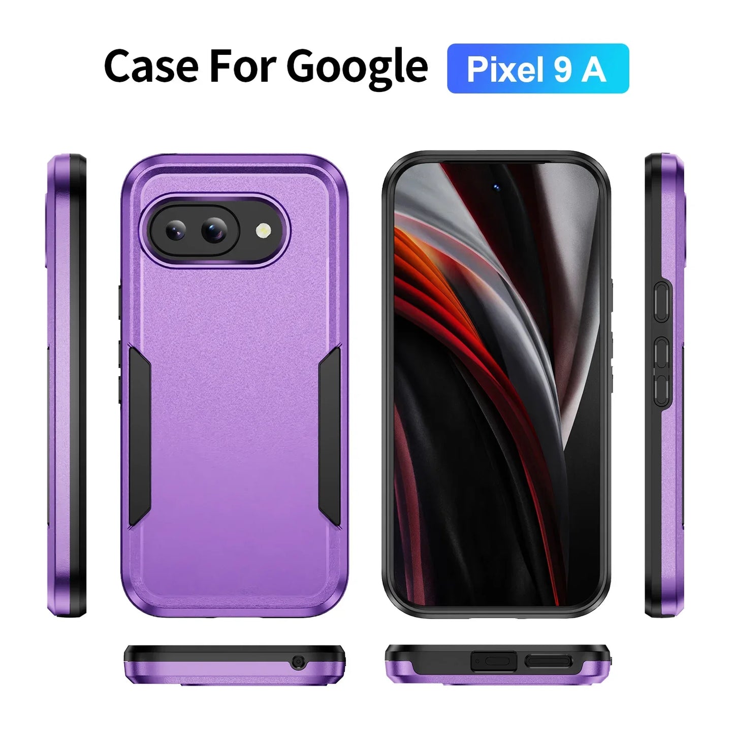 Case For Google Pixel 10 9 Pro XL Case Armor Shockproof Coque For Google Pixel 9 8 7 Pro 9A 8A 7A 6A Matte surface Protect Cover