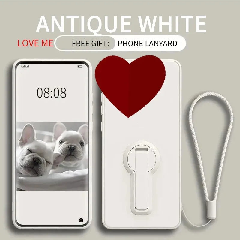 Case for Google Pixel 9a Liquid Silicone Stand Holder Soft Phone Skin Cover for Pixel 8 Pro 8a Upgrade Shockproof Back Funda