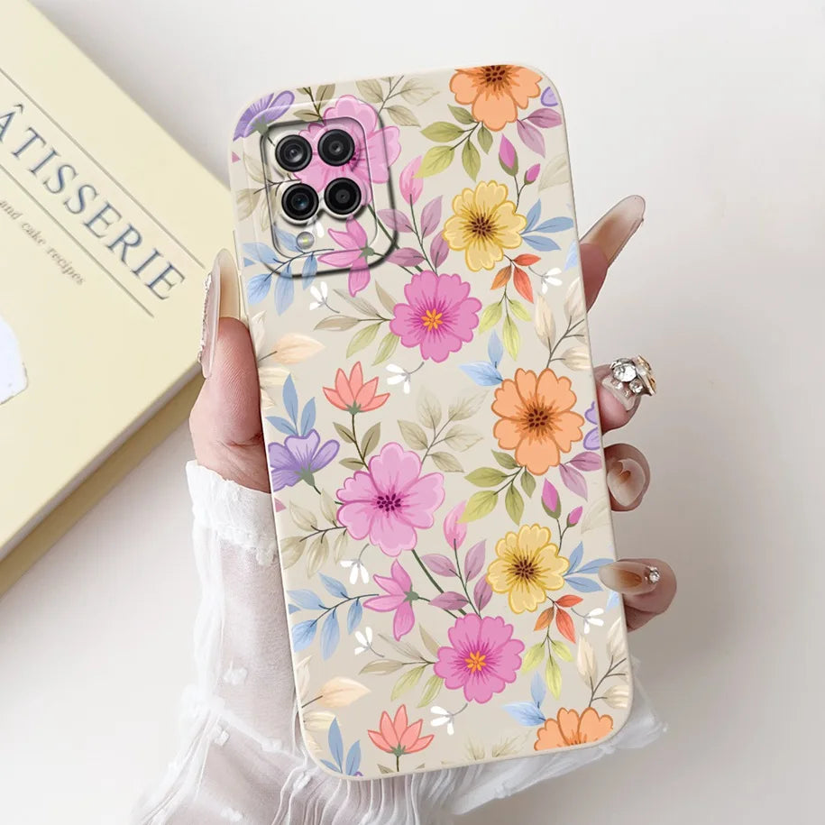 Case For Samsung Galaxy A22 M22 M32 4G Case SM-A225F SM-M225F SM-M325F Shockproof Cover Fashion Painted Soft Silicone Phone Capa