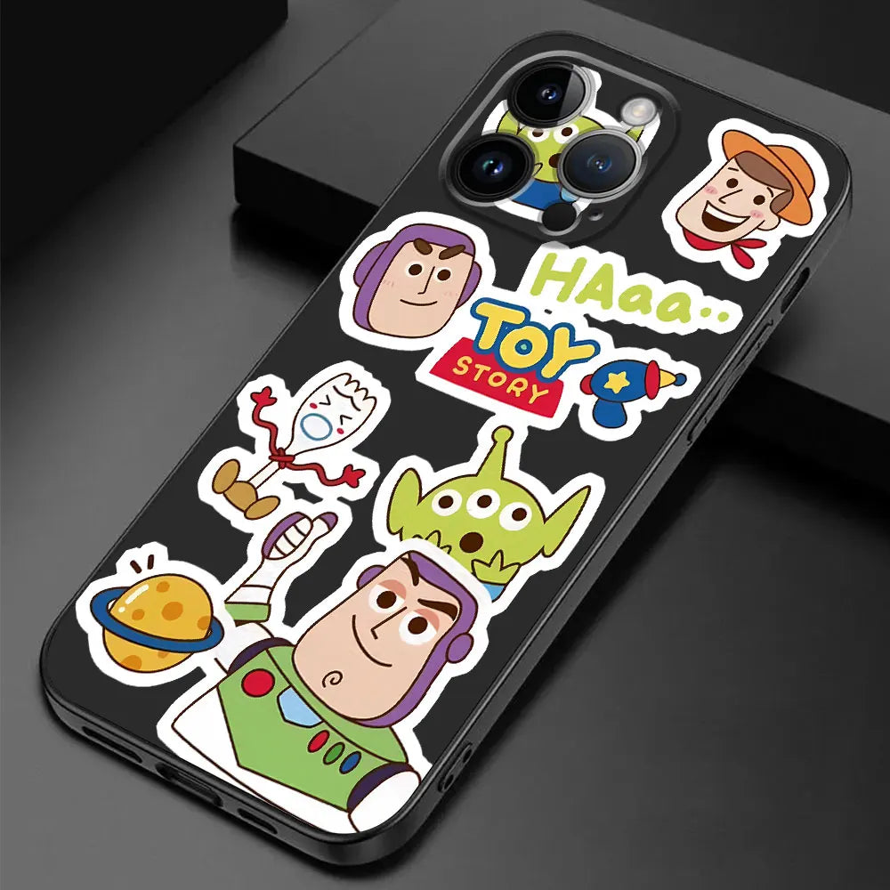 Disney Cartoon Toy Story Case for Google Pixel 7a 8 Pro 6 Pro 7 Pro 6a Bag Silicone Cover