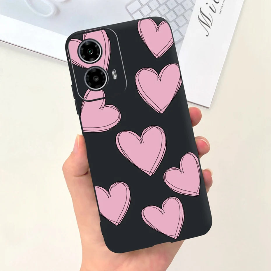 Cute Pattern Phone Case For Motorola Moto G24 G34 4G 5G Soft Silicon Protective Cover For MOTO G24 G34 Bumper