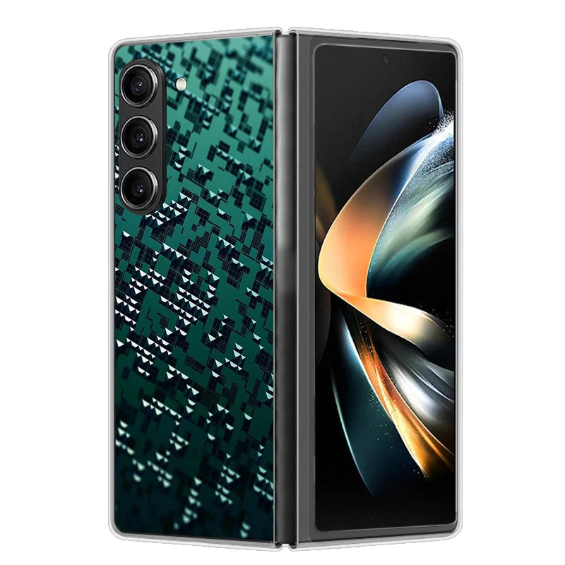 Case For Samsung Galaxy Z Fold 6 Cover Shockproof Hard Plastic PC Cases For Samsung Z Fold6 Fold 6 5G Fundas Cute Painted Bumper