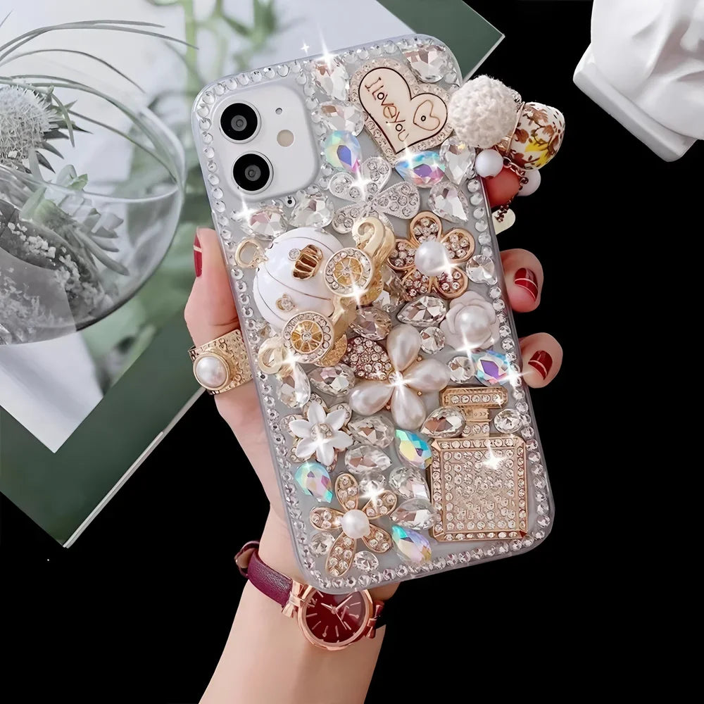 Diamond Bling Rhinestone 3D Luxury Case For Motorola Moto G Stylus 5G 2022 2023 G Pure Power Play 2023 Phone Cover