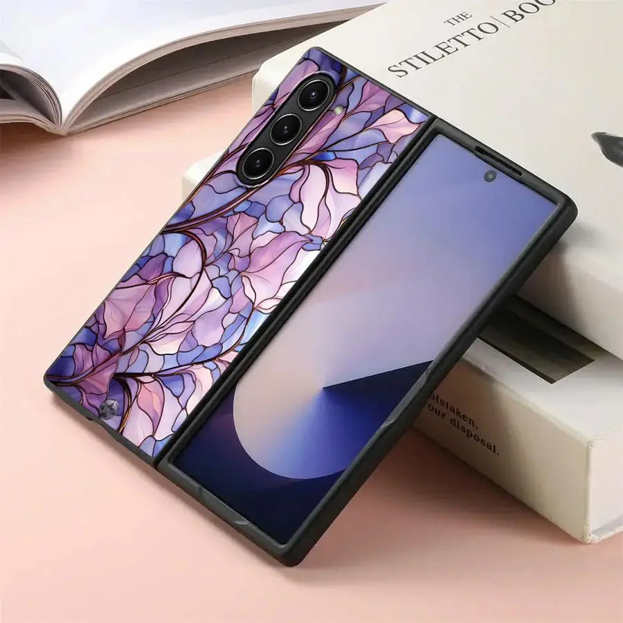 Beautiful Flowers Back Phone Cover Case for Samsung Galaxy ZFold4 Z Fold 7 6 5 4 3 ZFold3 ZFold7 ZFold6 ZFold5