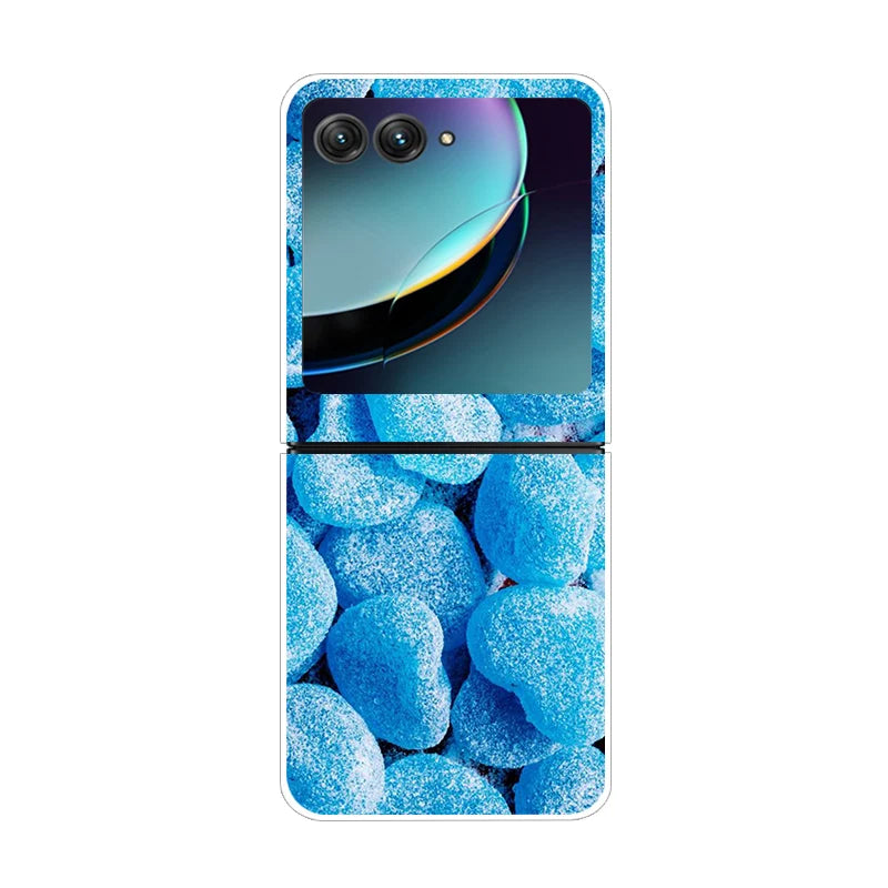 For Motorola Razr 50 Ultra Case Cute Transparent PC Hard Case Back Cover For Moto Razr 50 Ultra Phone Coque 50Ultra Plus Capa