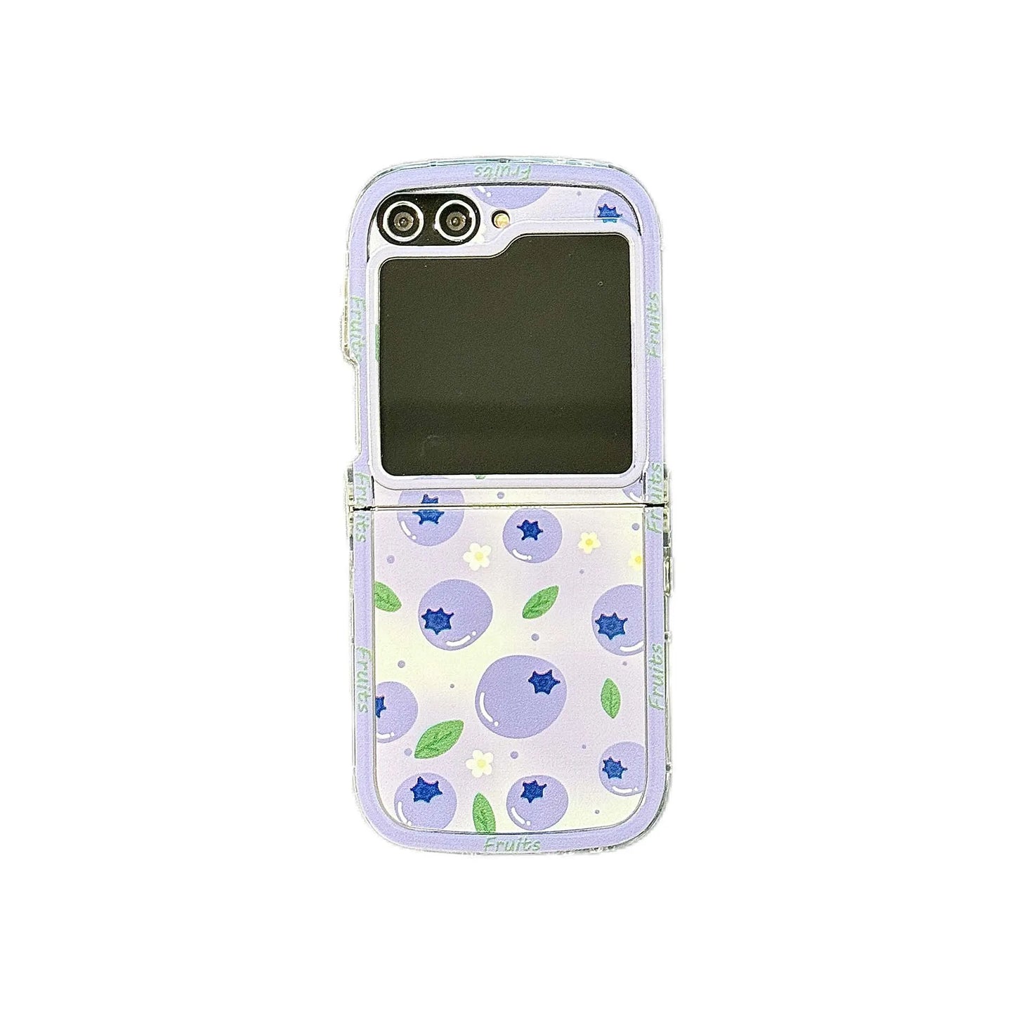 Blueberries Strawberries for Samsung Galaxy Z Flip 7 6 5 4 Protective Back Cover for ZFlip5 ZFlip6 ZFlip7 Case Shell