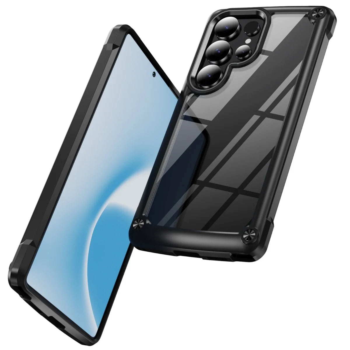 Luxury Rugged Heavy Duty Shockproof Clear Case For Motorola Moto G Stylus Play 5G 2024 Silicone Frame Bumper CD Texture Cover