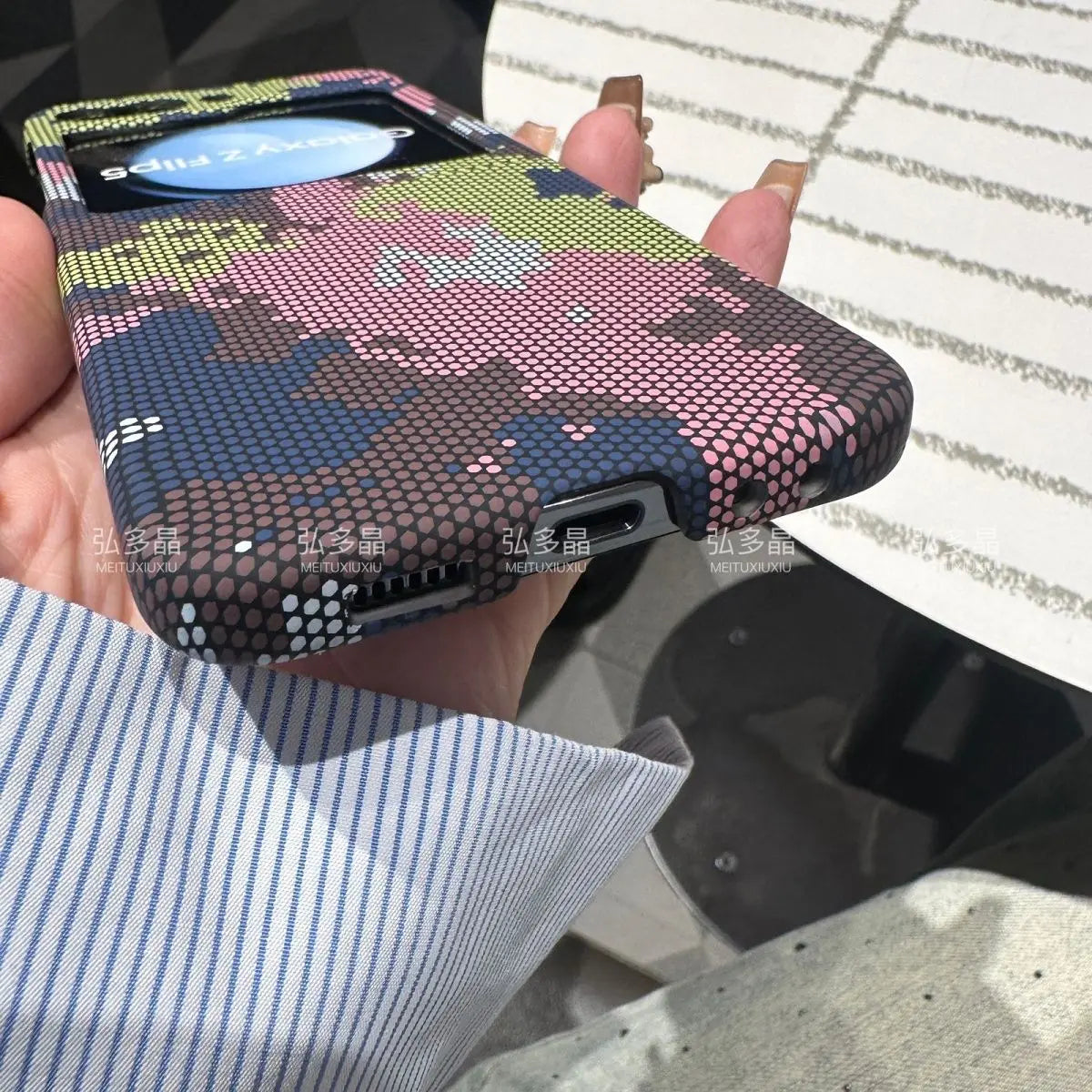 For Motorola Razr 60 Ultra Case Hard PC carbon fiber camouflage Protective Back Cover Case For Moto Razr 60 50 40 Ultra Shell