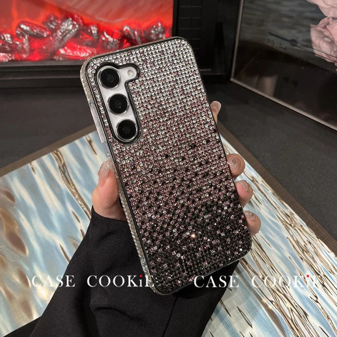 Luxury Bling Full Shinny Diamond Case For Samsung S23 S24 S25 Ultra S25 Plus S25 S24 S23 S22 S21 S20 Note20 Ultra Glitter Cover
