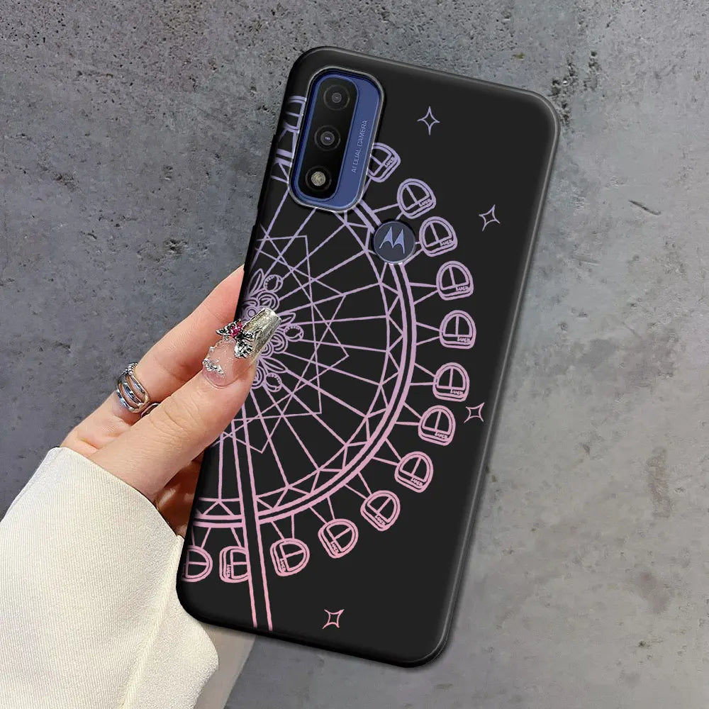 For Moto G 5G Plus G Power Pure Case Soft Silicone Beauty Floral TPU Phone Case For Motorola Moto G 5G 2022 2024 Back Cover