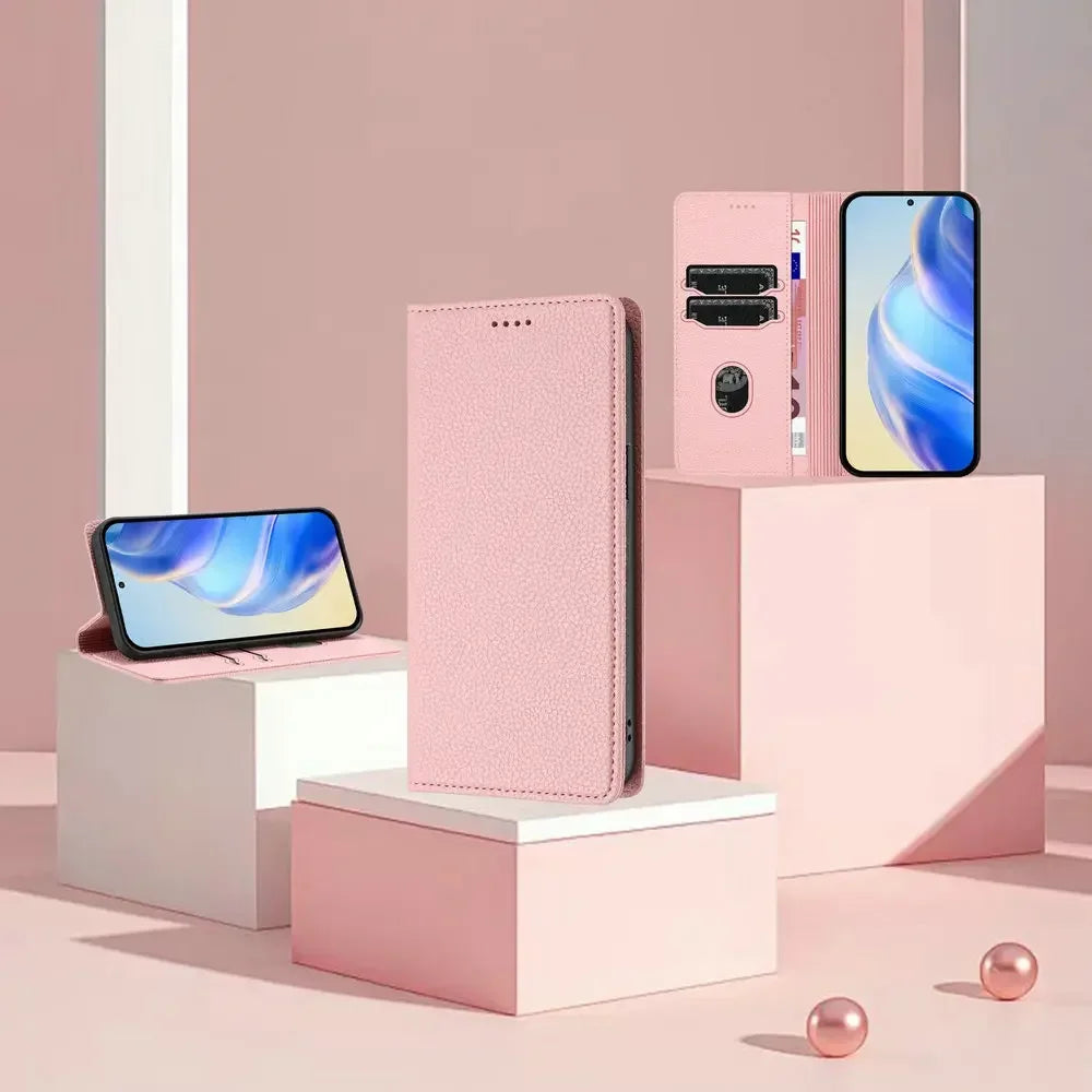 For Motorola Moto G56 5G 2025 Flip Case Leather Card Capa Moto G86 G 56 G55 G45 G35 G15 Power G54 G84 G34 G24 G14 G05 G96 Funda