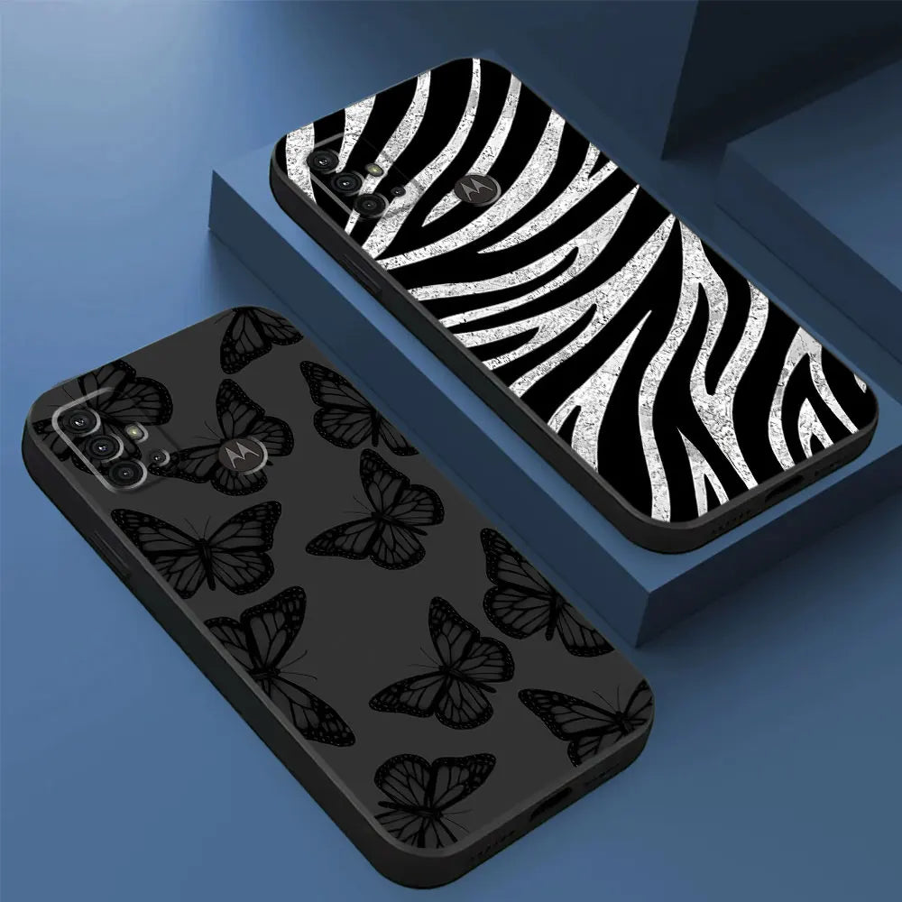 Phone Case for Motorola Moto G52 G53 G30 G50 G32 G60 G51 G22 G73 G60s G71 G72 G31 Silicone Armor Cover INS Korean Cute Y2K