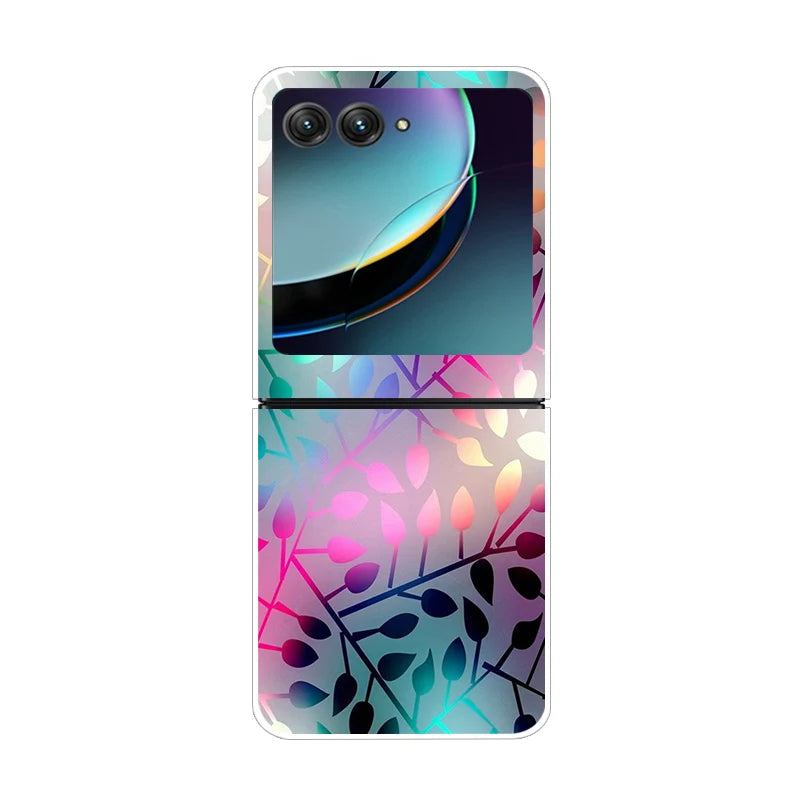 For Motorola Razr 50 Ultra Case Cute Transparent PC Hard Case Back Cover For Moto Razr 50 Ultra Phone Coque 50Ultra Plus Capa