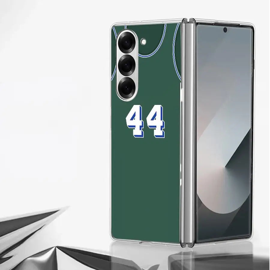 Transparent Soft Phone Cover Case for Samsung Galaxy ZFold6 Z Fold 7 6 5 4 3 ZFold3 ZFold5 ZFold7 ZFold4 Basketball Player