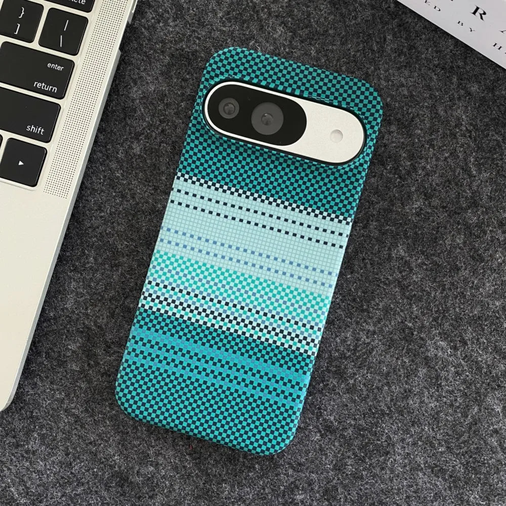 Ultra Thin Magnetic Carbon Fibre Texture Case For Google Pixel 9ProXL 9 8 7 Pro For Magsafe Wireless Charge Shockproof PC Cover