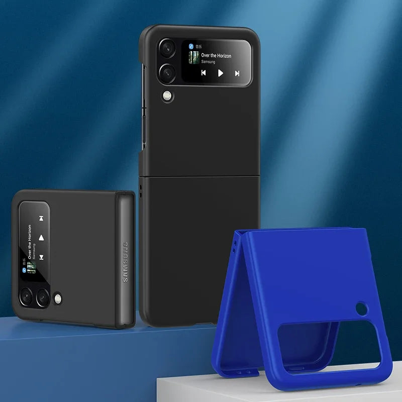 Skin Feel Hard Case for Samsung Galaxy Z Flip 3 4 5 6 7 5G Flip7 Flip6 Protection Luxury Foldable Shockproof Ultrathin Cover