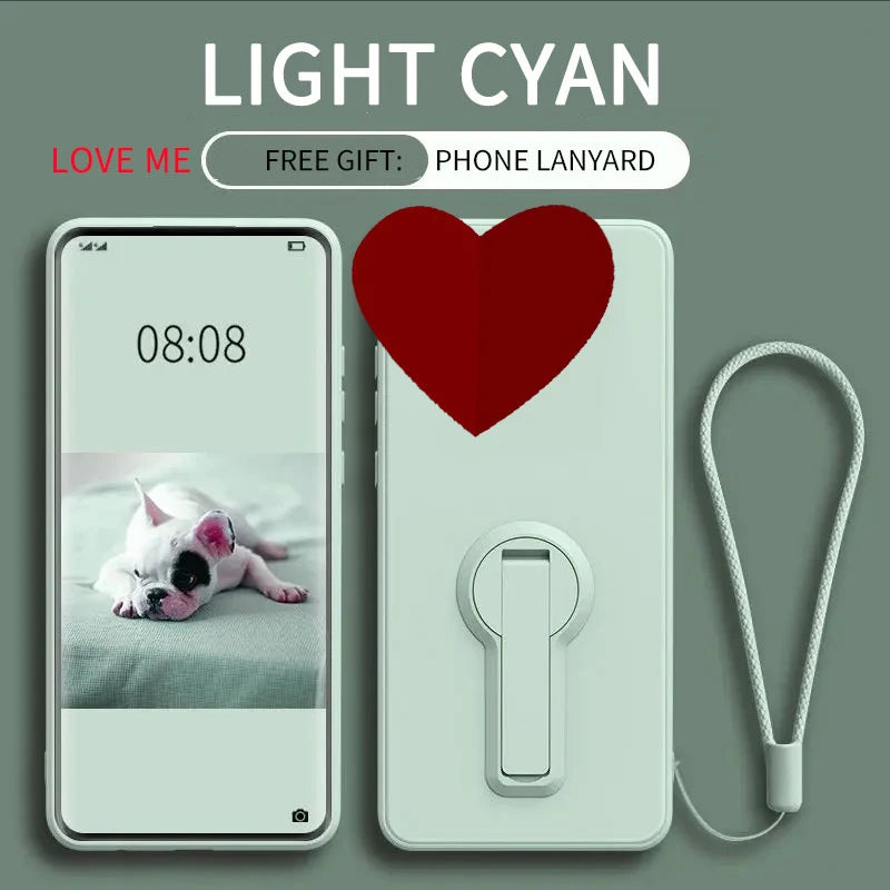 Case for Google Pixel 9a Liquid Silicone Stand Holder Soft Phone Skin Cover for Pixel 8 Pro 8a Upgrade Shockproof Back Funda