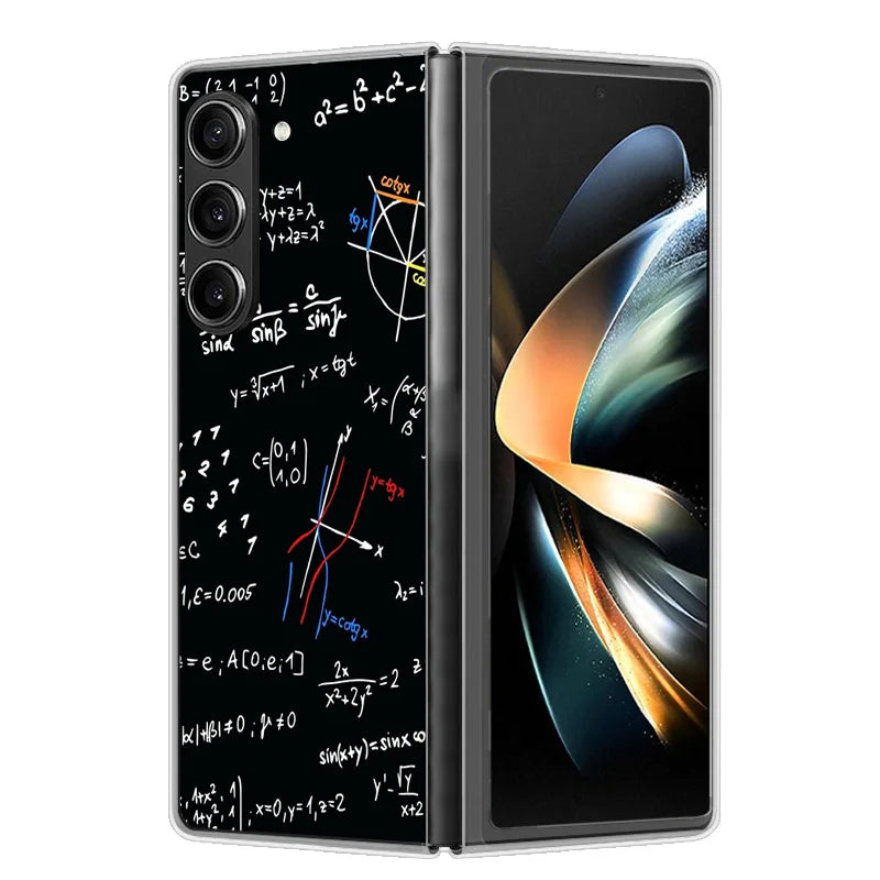 Case For Samsung Galaxy Z Fold 6 Cover Shockproof Hard Plastic PC Cases For Samsung Z Fold6 Fold 6 5G Fundas Cute Painted Bumper