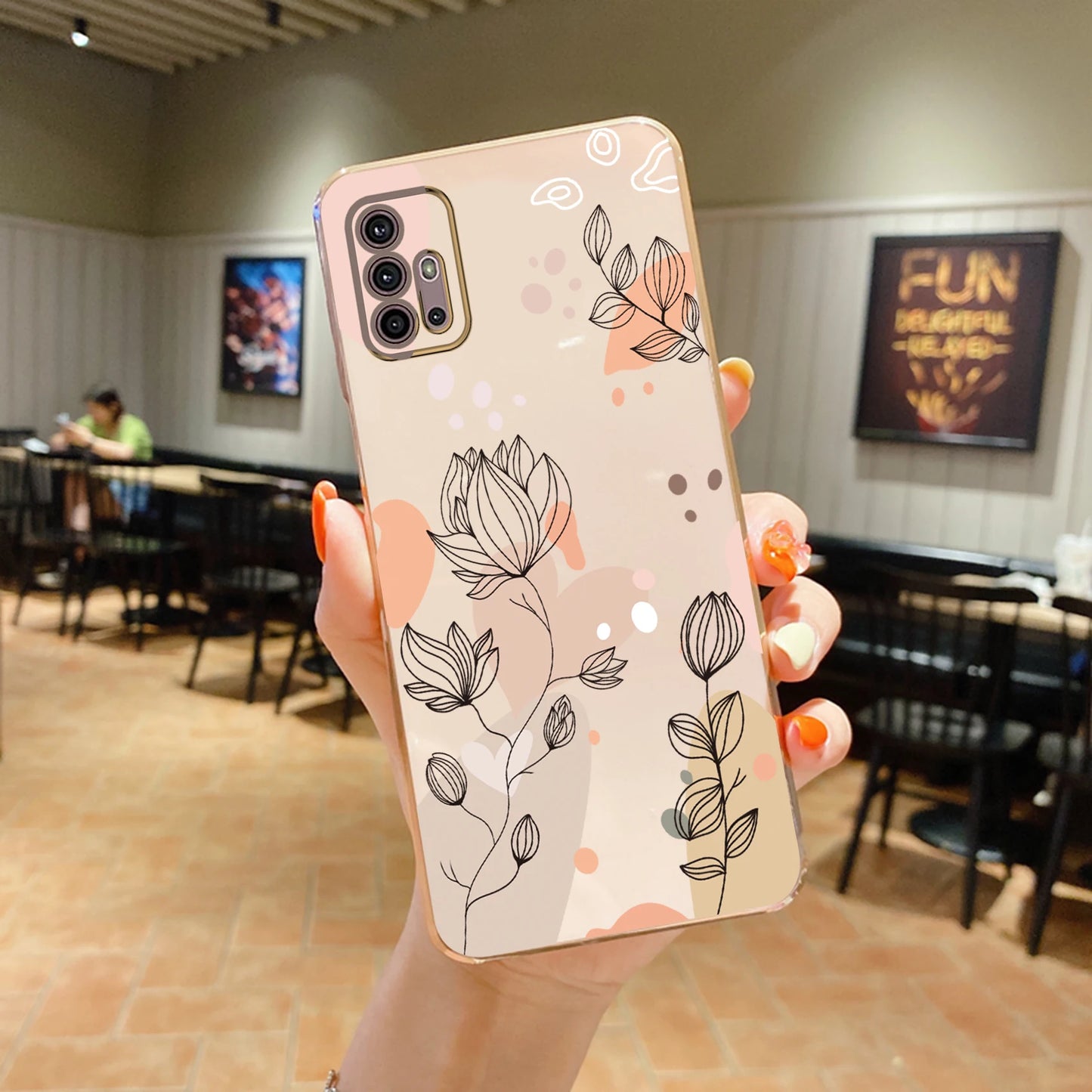 Luxury Plating silicone Phone Case On For Motorola Moto G60 G30 G40F G82 G22 G52 G20 G9 G8 E7 G9 Power E7 Plus E20 EDG E20 Cover