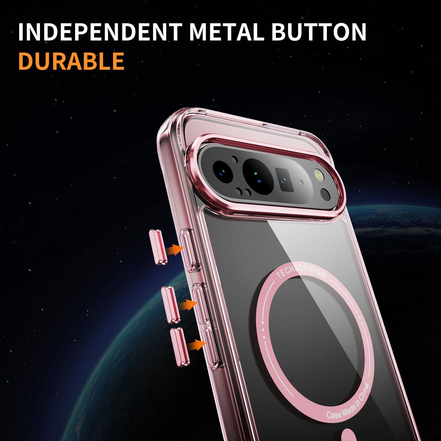 For Google Pixel 10 Pro XL Case Luxury  Clear Magsafe Cover For Google Pixel  9 Pro XL 8Pro 9A 8A Magnetic Wireless Charge Case