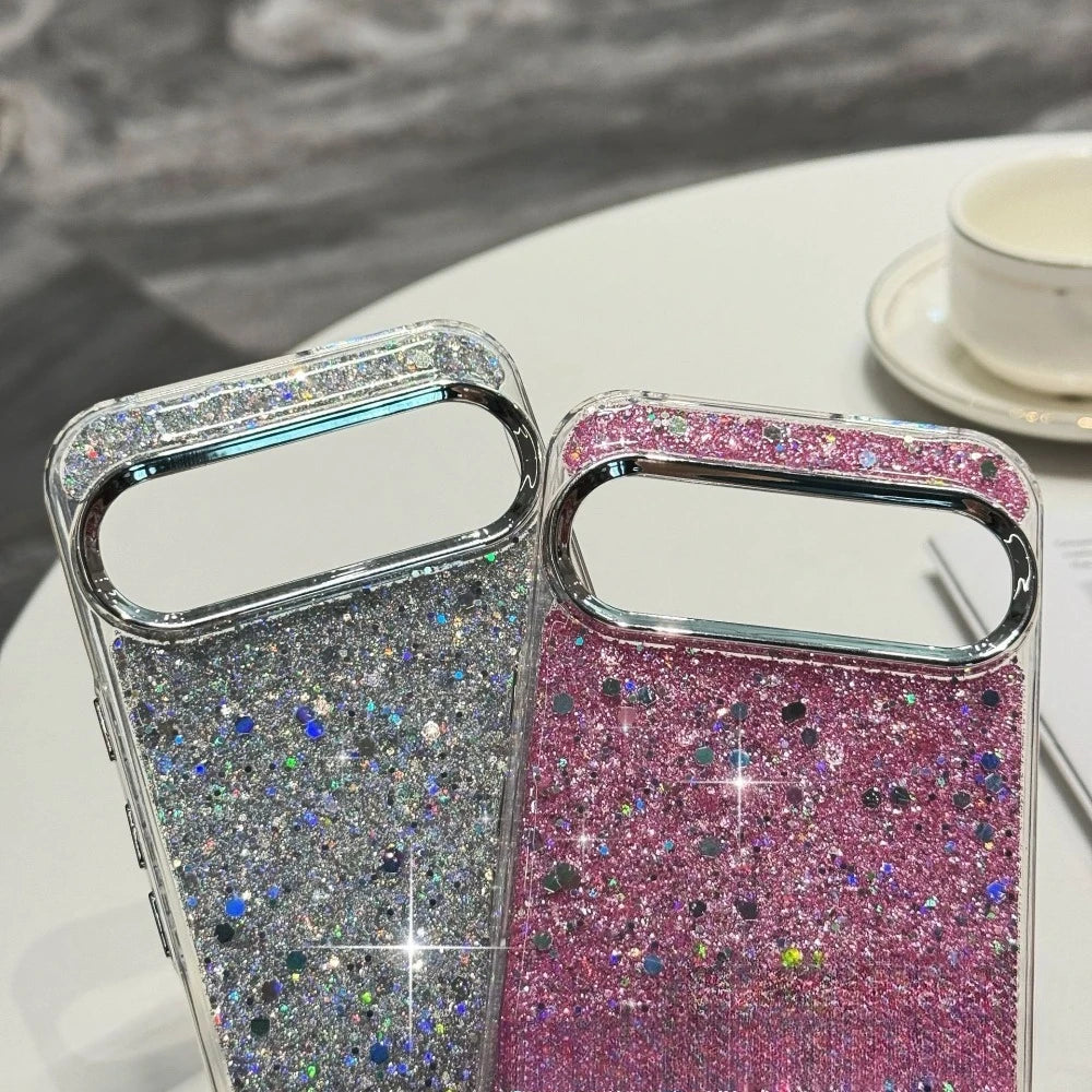 Light Luxury Crystal Bling Shining Skin-friendly Case For Google Pixel 10 9 Pro XL 9 8 A Pro Full-pack Anti-Drop Protector Cover