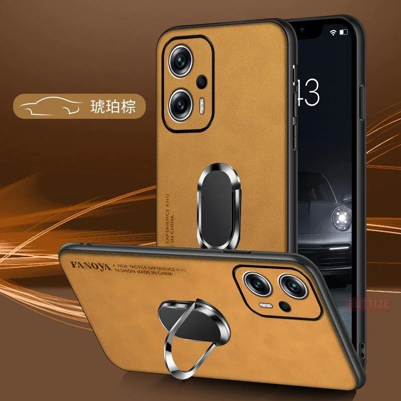 Magnetic Case For Motorola Edge 50 Fusion Edge 40 30 Moto Edge50 Ultra G84 G54 G34 G24 Power G14 Holder Ring Leather Back Cover