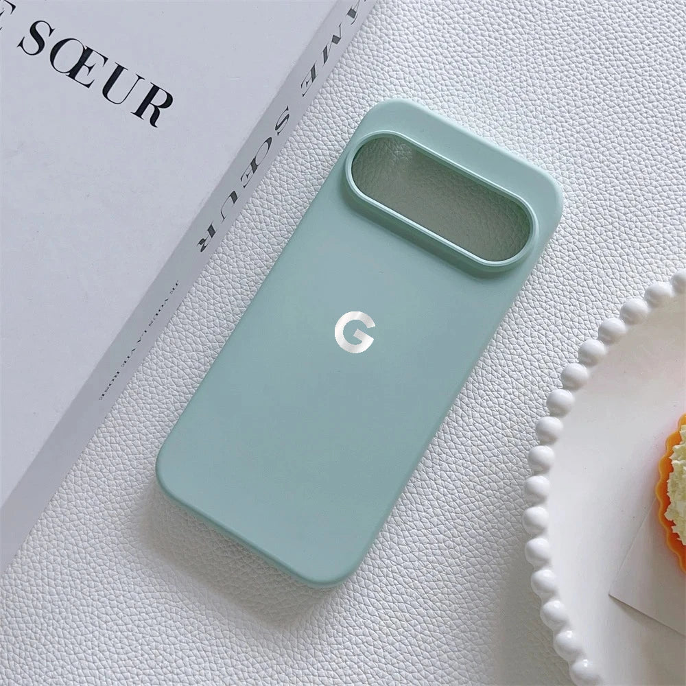 Colorful Skin Feel Liquid Silicone Phone Case For Official Google Pixel 10 9 Pro XL 9 8 7 6 A Magsafe Wireless Charge Soft Cover