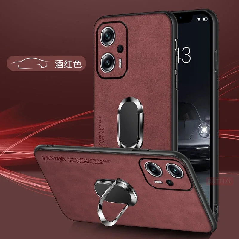 Magnetic Case For Motorola Edge 50 Fusion Edge 40 30 Moto Edge50 Ultra G84 G54 G34 G24 Power G14 Holder Ring Leather Back Cover