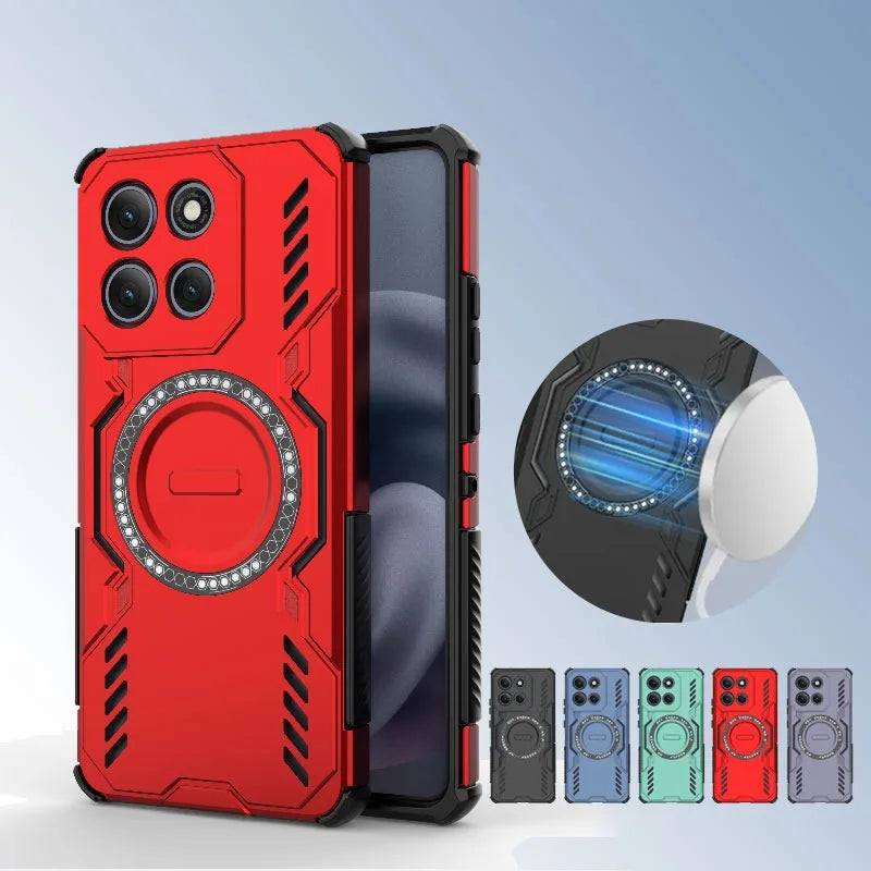 Magnetic Wireless Charging Protection Cover For Motorola Moto G86 Power Moto G96 G75 G34 G Stylus 5G 2025 Shockproof Back Case