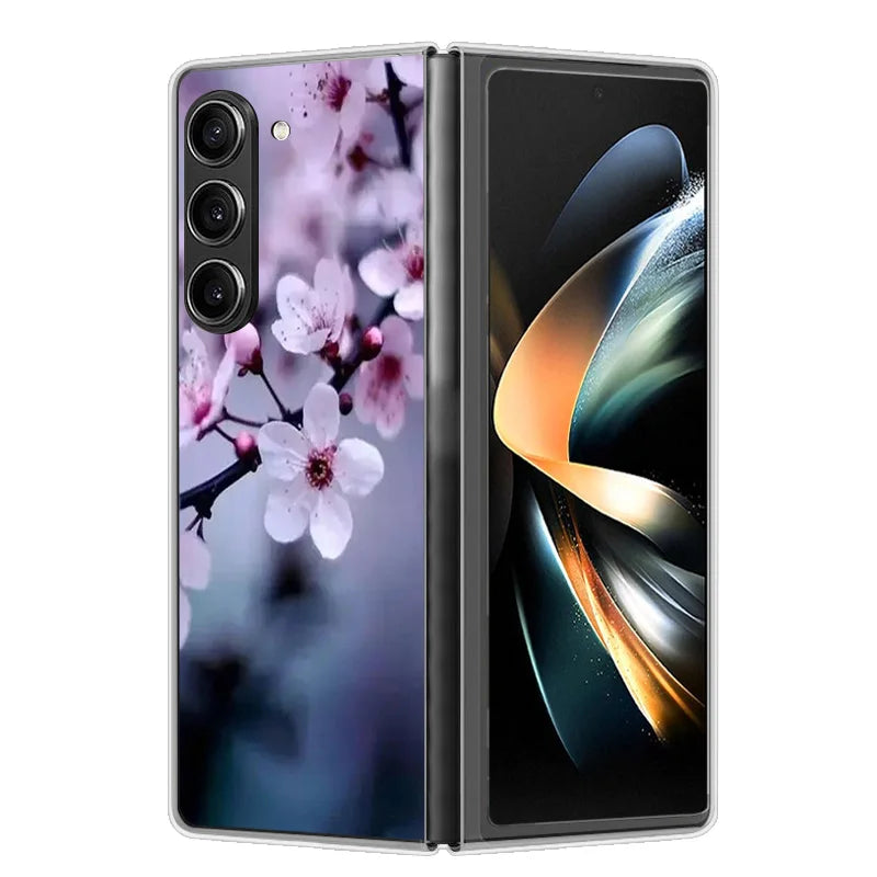 Case For Samsung Galaxy Z Fold 6 Cover Shockproof Hard Plastic PC Cases For Samsung Z Fold6 Fold 6 5G Fundas Cute Painted Bumper